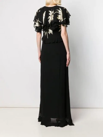 Shop Ailanto Embellished Palm Tree Dress - Black