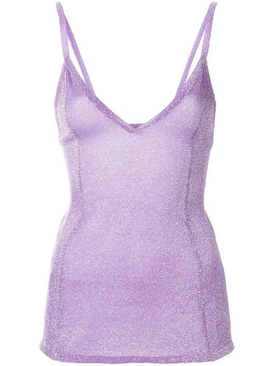 Shop Missoni Glitter Cami In Purple