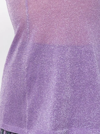 Shop Missoni Glitter Cami In Purple