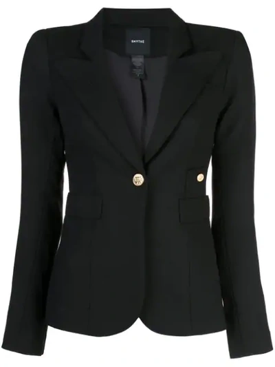 Shop Smythe Single Breasted Blazer In Black