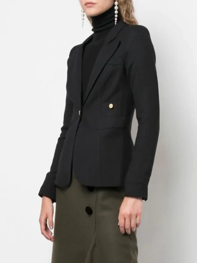 Smythe - Classic Duchess Blazer In Black In Black