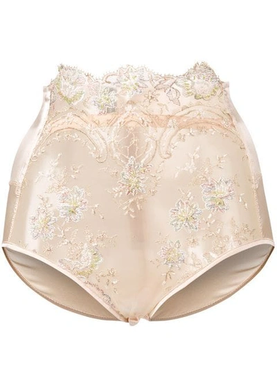 Shop Belle Et Bon Bon Serafina High Waist Briefs In Pink