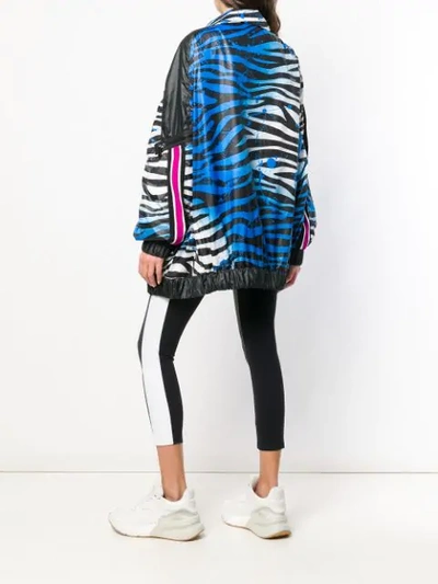 NO KA'OI ZEBRA PRINT PERFORMANCE JACKET 