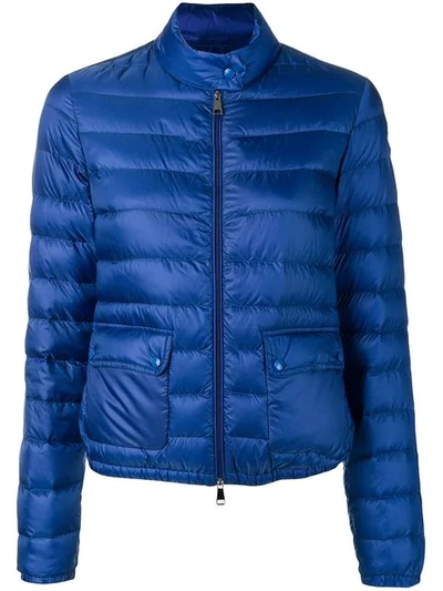 Shop Moncler Padded Jacket In Blue