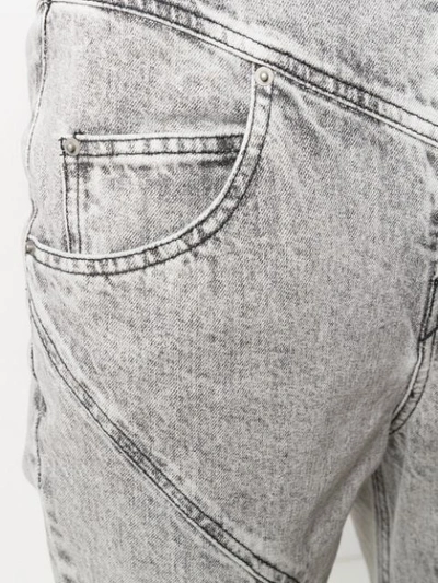 Shop Isabel Marant Hoch Sitzende Jeans - Grau In Grey