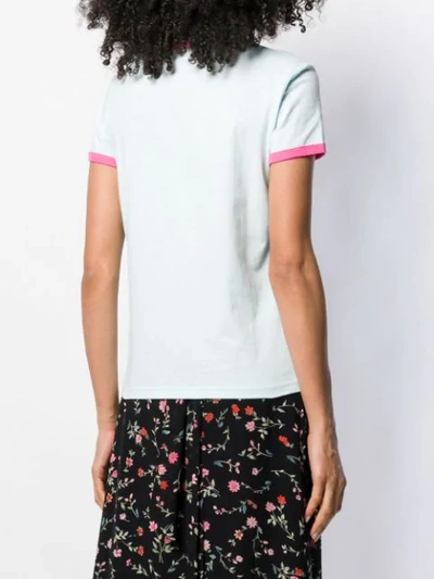 Shop Marc Jacobs The Ringer T-shirt In Blue