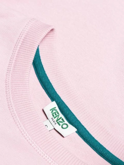 Shop Kenzo Logo-print Jumper In Pink