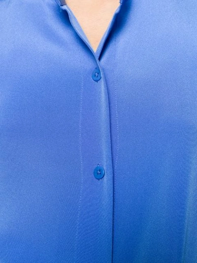 Shop Diane Von Furstenberg Belted Shirt Dress In Blue