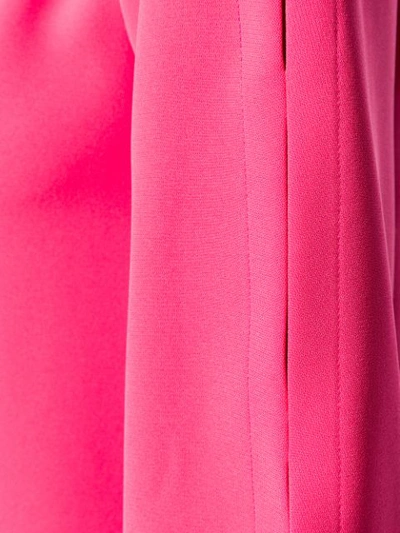 ANTONELLI V领直筒连衣裙 - 粉色