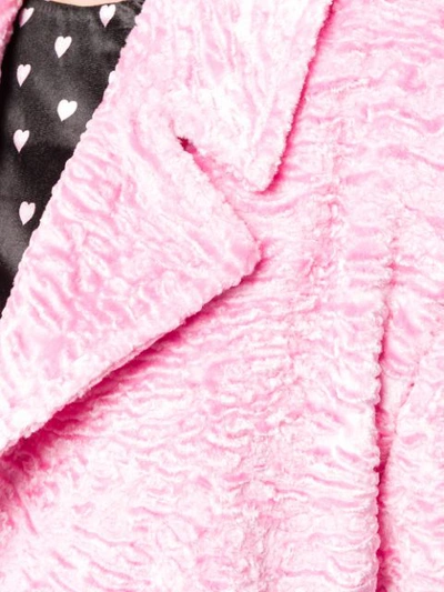 Shop Vivetta Oversized Mid-length Coat - Pink