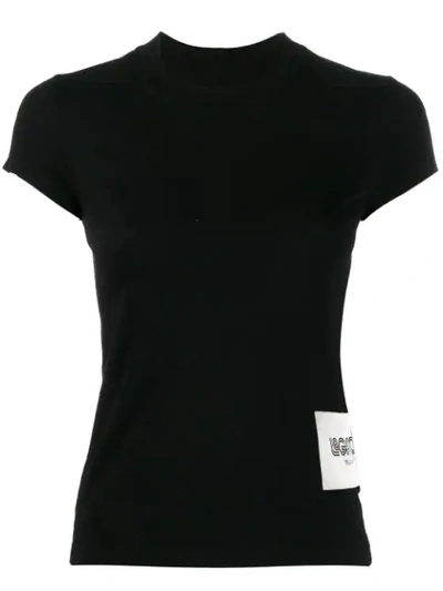 Shop Rick Owens Fitted T-shirt In Black