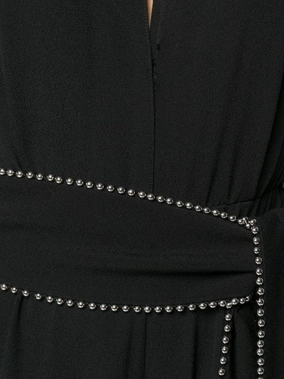 Shop Pinko Belted Jumpsuit In Black