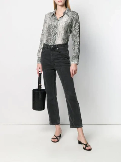 GOLD HAWK GOLD HAWK GH2064 G82 GREY PYTHON BLACK COCO LACE NATURAL (VEGETABLE)->COTTON - 灰色