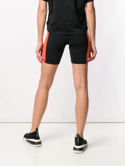 Shop Alexander Wang T Side Stripe Cycling Shorts In Black
