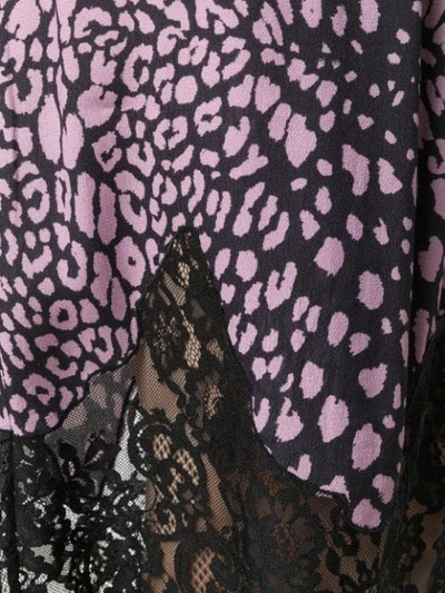 Shop Mcq By Alexander Mcqueen Mcq Alexander Mcqueen Leopard-print Skirt - Black