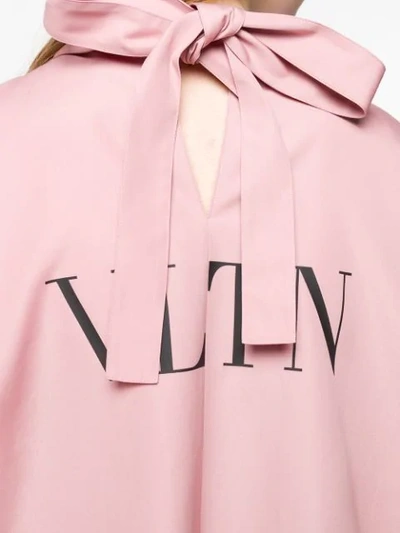 Shop Valentino Vltn Oversized Shirt In Pink
