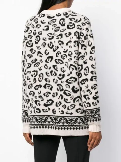 ALTUZARRA LEOPARD KNIT JUMPER - 中性色