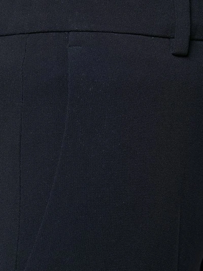 Alberto Biani Cropped Tailored Trousers In Blue