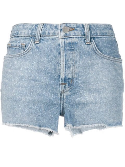 Shop J Brand Cutoff Jean Shorts In Blue