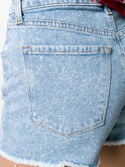 Shop J Brand Cutoff Jean Shorts In Blue