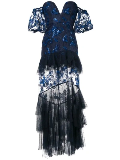 Shop Alice Mccall Sweet Little Mystery Gown In Blue