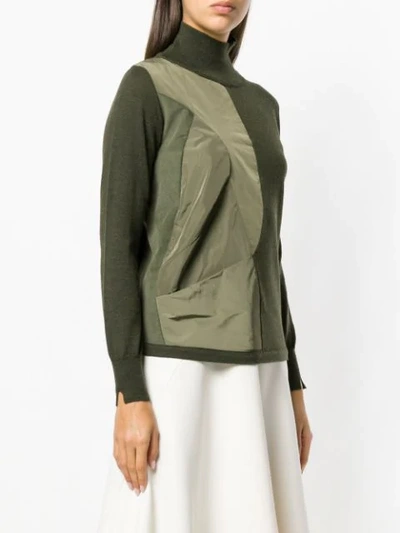 Shop Stefano Mortari Perfectly Fitted Sweater In Green