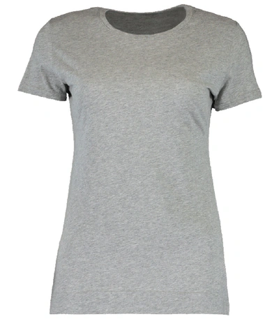 Shop Adam Lippes Crewneck T-shirt In Grey