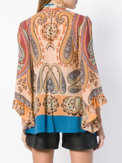 Shop Etro Paisley Print Blouse - Yellow