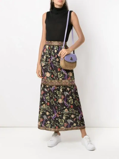 Shop Cecilia Prado Giovana Long Skirt - Multicolour