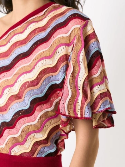 Shop Cecilia Prado One Shoulder Long Dress In Multicolour