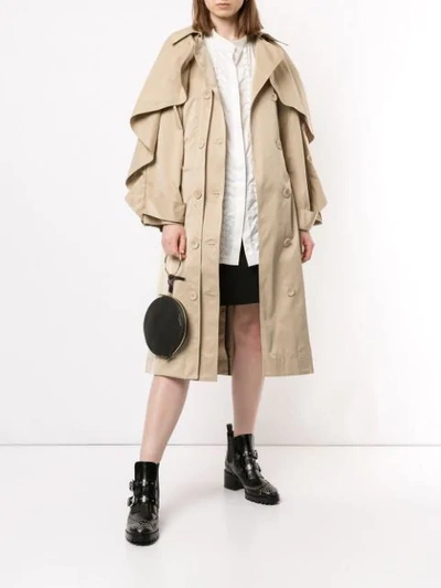 Shop Acler Fairfax Trench Coat In Brown