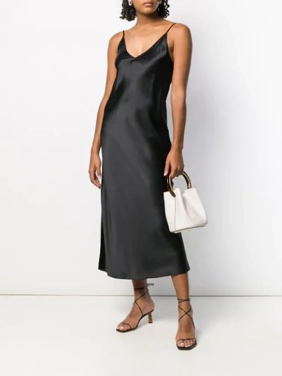 Shop Joseph Long Slip Dress In Black