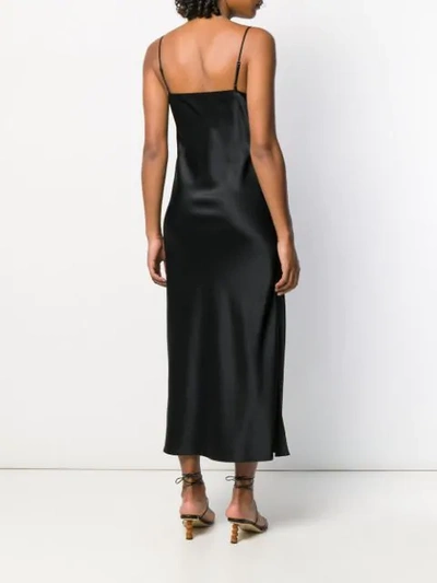 Shop Joseph Long Slip Dress In Black