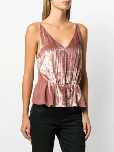 Shop J Brand Peplum Top In Pink