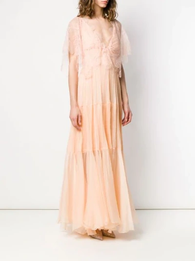 Shop Maria Lucia Hohan Tarika Ruffle Maxi Dress In Orange