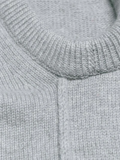 Shop Chloé Longline Sweater Vest In Grey