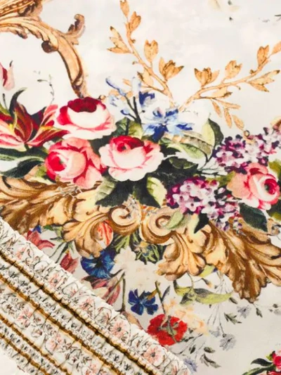 Shop Camilla Floral Baroque Print Skirt - Neutrals