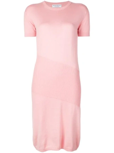 Shop Alexandra Golovanoff China Knitted Dress In Pink