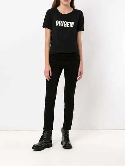 UMA RAQUEL DAVIDOWICZ ORIGEM T-SHIRT - 黑色