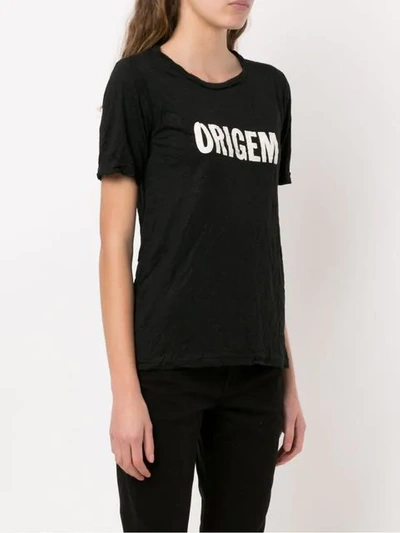 UMA RAQUEL DAVIDOWICZ ORIGEM T-SHIRT - 黑色