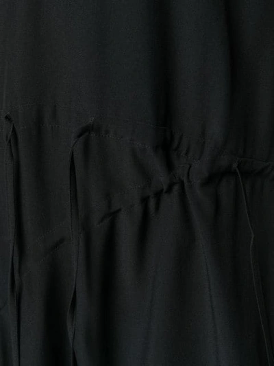 Shop Almaz Drawstring Waist Dress In Black