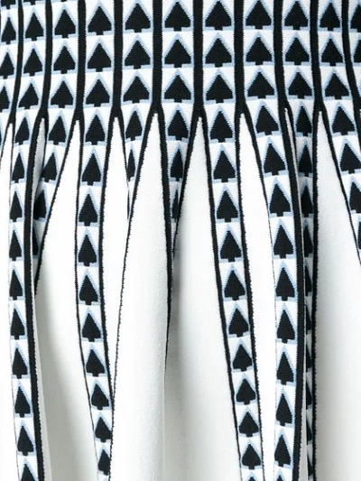 Shop Antonino Valenti Intarsia-knit Dress - White