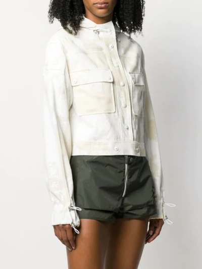 Shop Courrèges Cropped Jackets In White