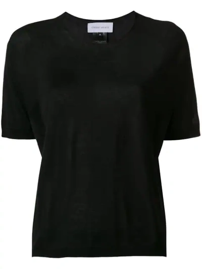 Shop Christian Wijnants Knitted Style T-shirt In Black