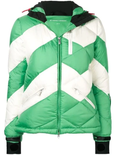 Shop Perfect Moment Super Day Ii Jacket In Green