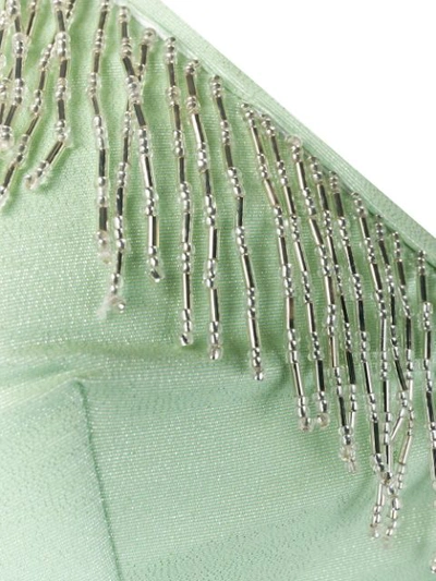Shop Oseree 20s Pearls Bikini In Green