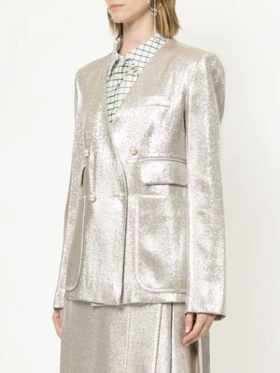 Shop Macgraw Astronomer Blazer In Metallic