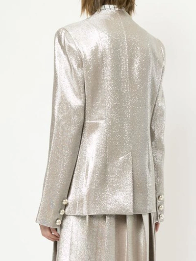 Shop Macgraw Astronomer Blazer In Metallic