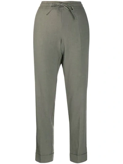 Shop Cambio Drawstring Trousers - Grey