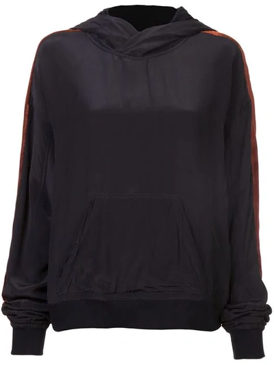 Shop Haider Ackermann Branded Jersey Sweater In Black